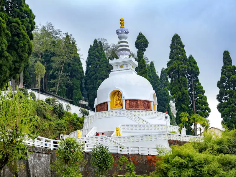 Homes on the ridges above Kalimpong