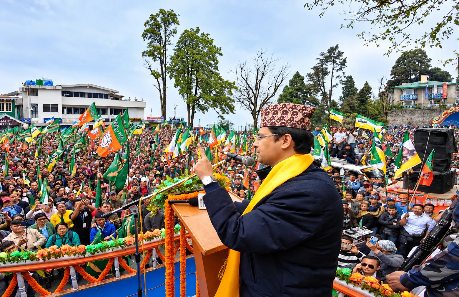 Raju Bista, Member of Parliament for Darjeeling